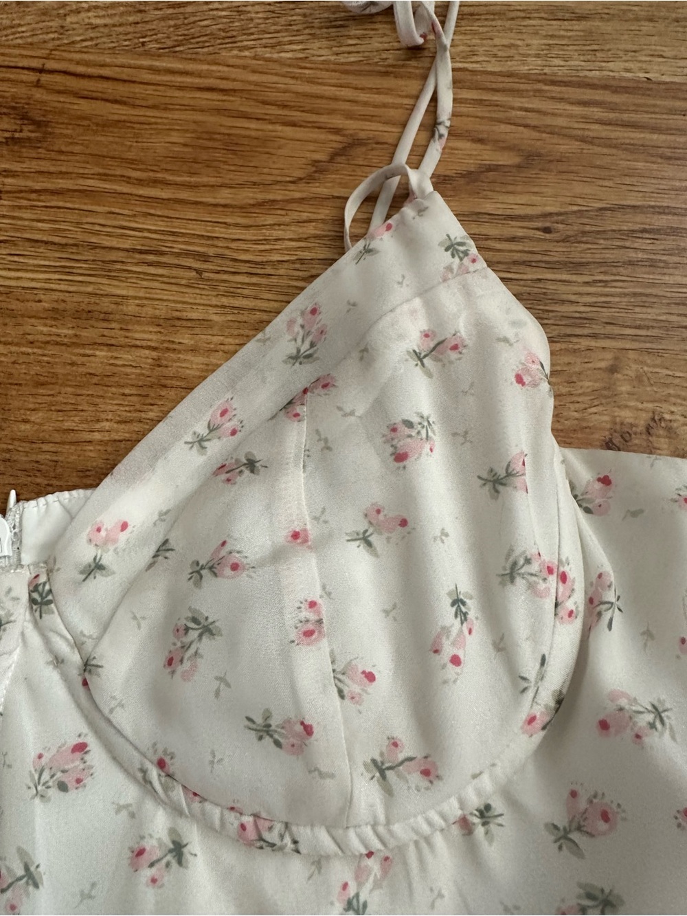 DREAM Sister Jane White Pink Floral Cami Maxi Dress M - Picture 6 of 16
